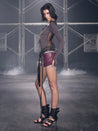 PROD  Lace Up Long Sleeve Top