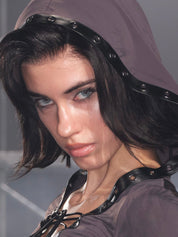 PROD  Lace Up Long Sleeve Top