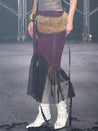PROD  Luna Sheer Mesh Skirt Purple