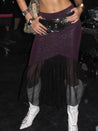 PROD  Luna Sheer Mesh Skirt Purple