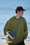 PROD Men's Clothes Men's Oversized Waffle Sweatshirt / Green