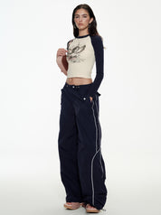 PROD Navy Blue/ White / S Cargo Sweatpant