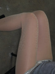 PROD nude / One size Sheer Tonal Leopard Tights