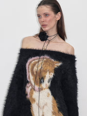 PROD  One Size / black Black Rose Choker Necklaces