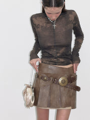 PROD  One Size / brown Brown Metal Belt