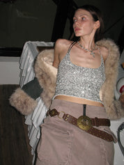 PROD  One Size / brown Brown Metal Belt