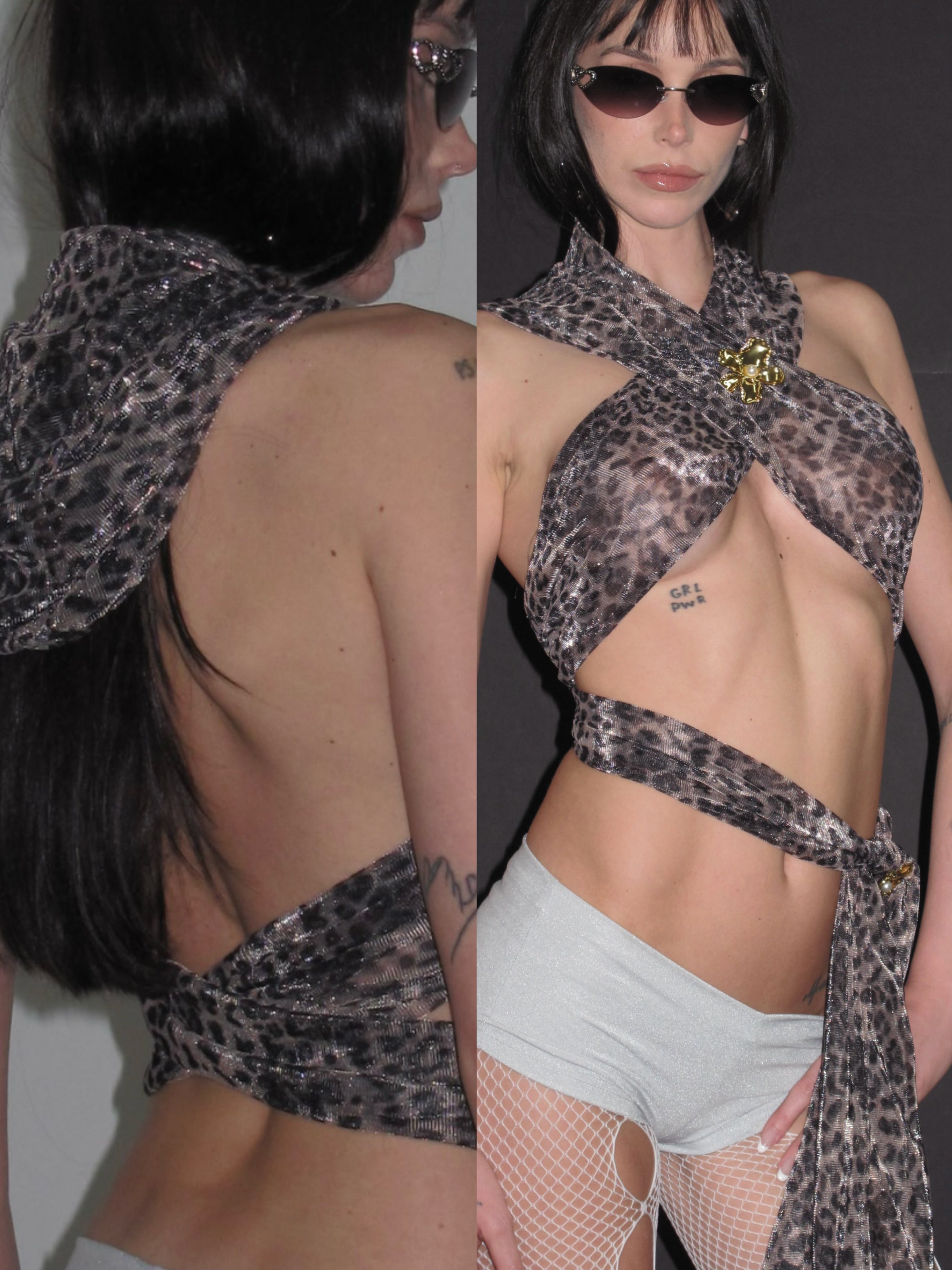 PROD One size / brown leopard In the Wild Wrap Top