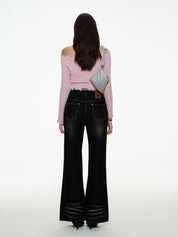 PROD Pink Off-The-Shoulder Top