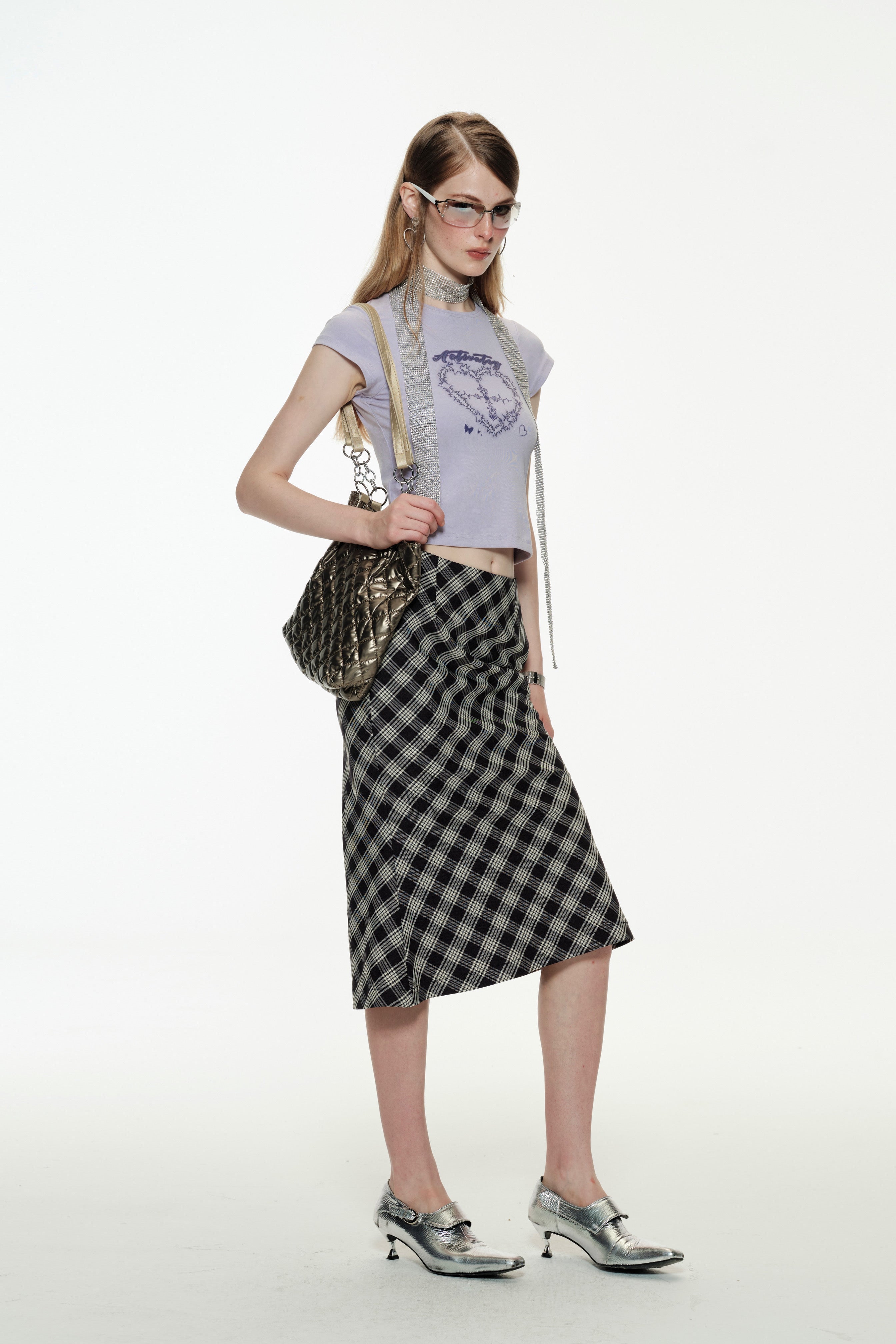 Plaid Mermaid Skirt – PROD