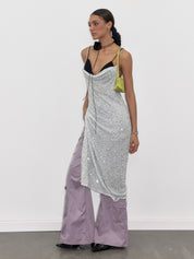 PROD  Purple Cargo Flared Pants