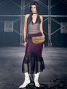 PROD  Purple / XS / In-stock Luna Sheer Mesh Skirt Purple