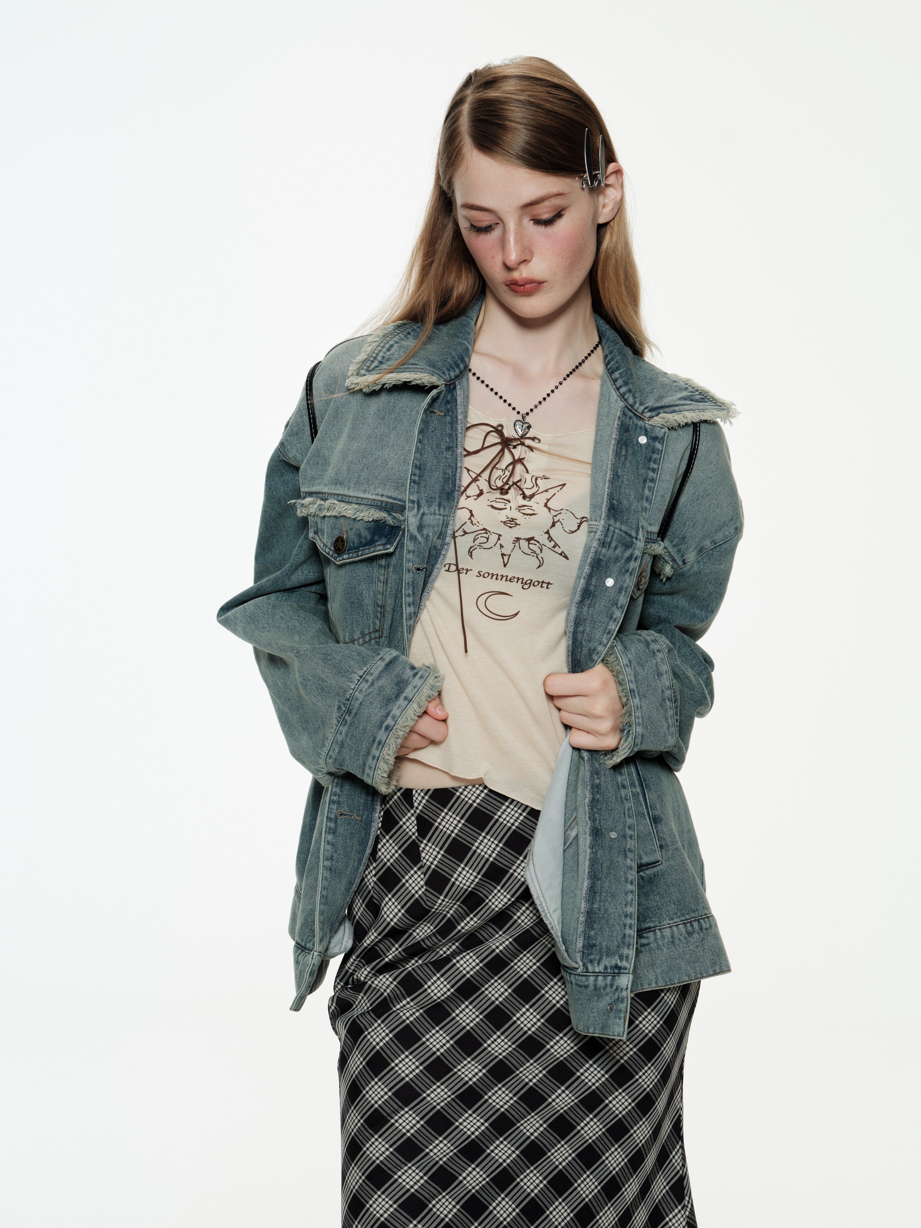 PROD Raw Edge Washed Denim Jacket