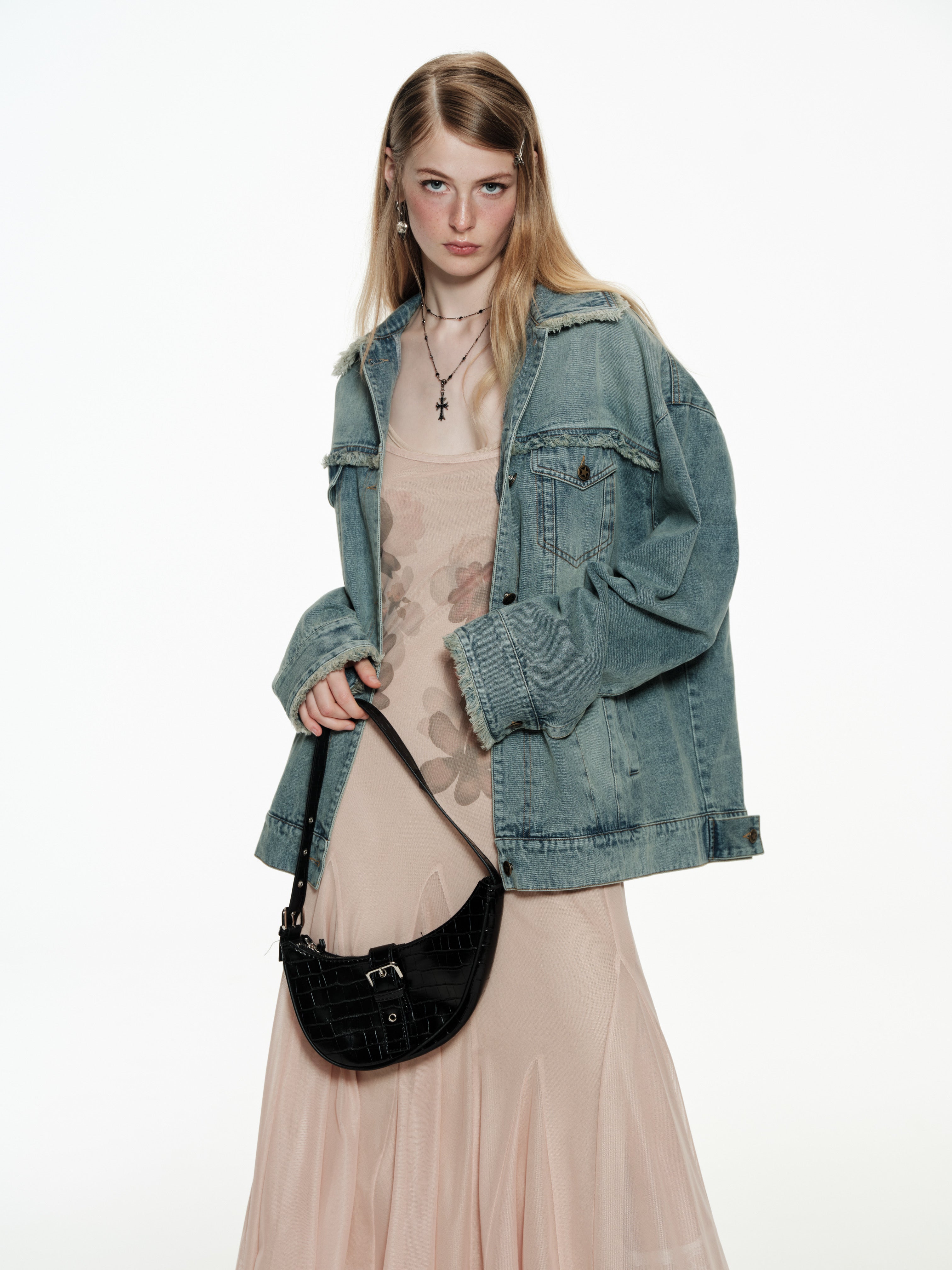 PROD Raw Edge Washed Denim Jacket