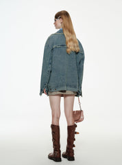 PROD Raw Edge Washed Denim Jacket