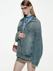 PROD Raw Edge Washed Denim Jacket