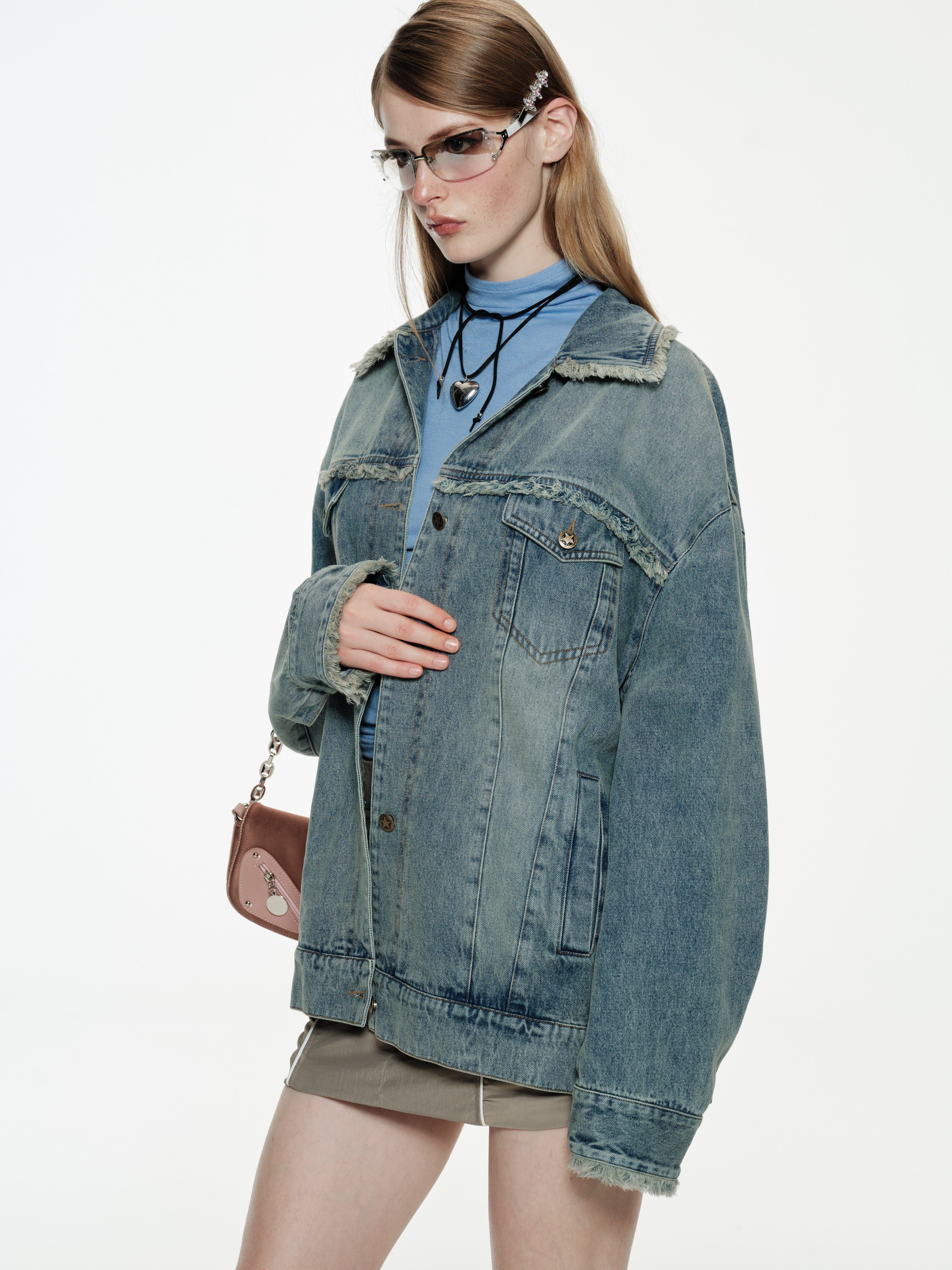 PROD Raw Edge Washed Denim Jacket