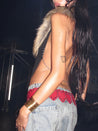 PROD Red / In-stock Punk Red Heart Belt