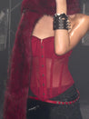 PROD Red / One size / In-stock Nyra Faux Fur Extra Long Scarf