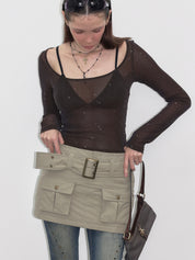 PROD  Rhinestone Semi-Sheer Long Sleeve