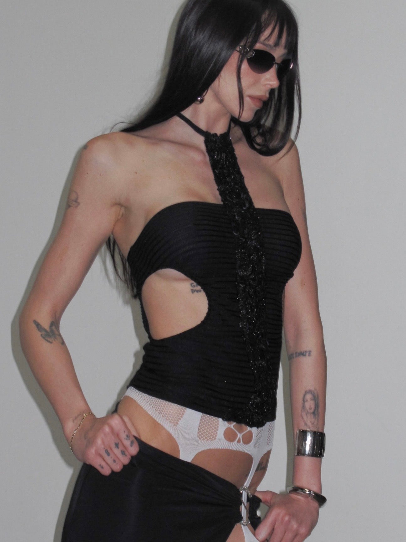 PROD Rockaholic Sequin Halter Top