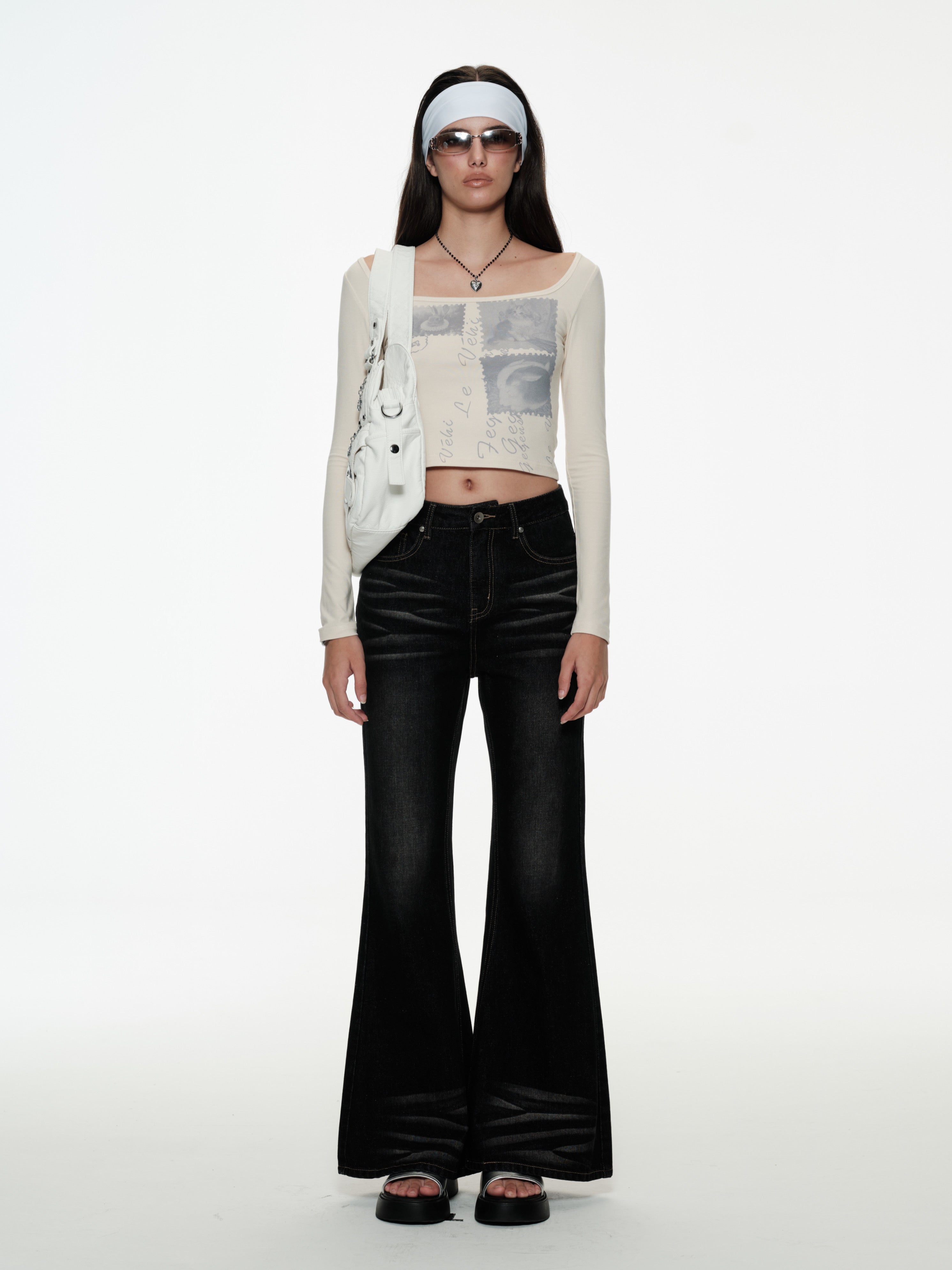  Flare Jeans Midnight Vintage Flare Jeans (quality issue)