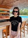 PROD  S / Black / Slim Fit Witch Mirror Embroidered Slim Fit Short Sleeve T-Shirt / Black