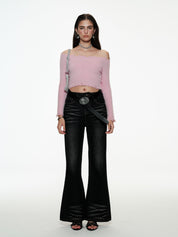 PROD S / Pink Pink Off-The-Shoulder Top