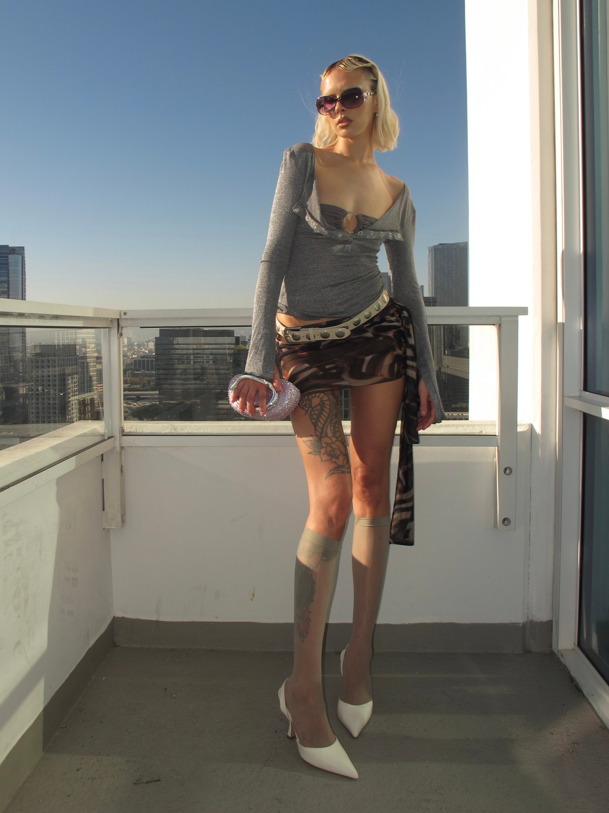 PROD Shimmer Long-Sleeve Top