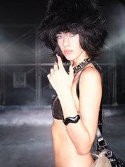 PROD Silver / In-stock Irregular Metal Cuff Bracelet