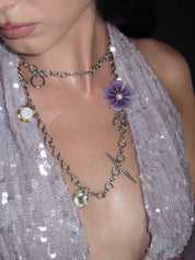PROD Silver / In-stock Violet Orbit Necklace
