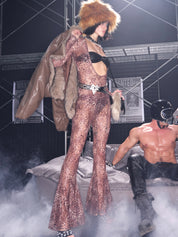 PROD Slither Mesh Flare Pants