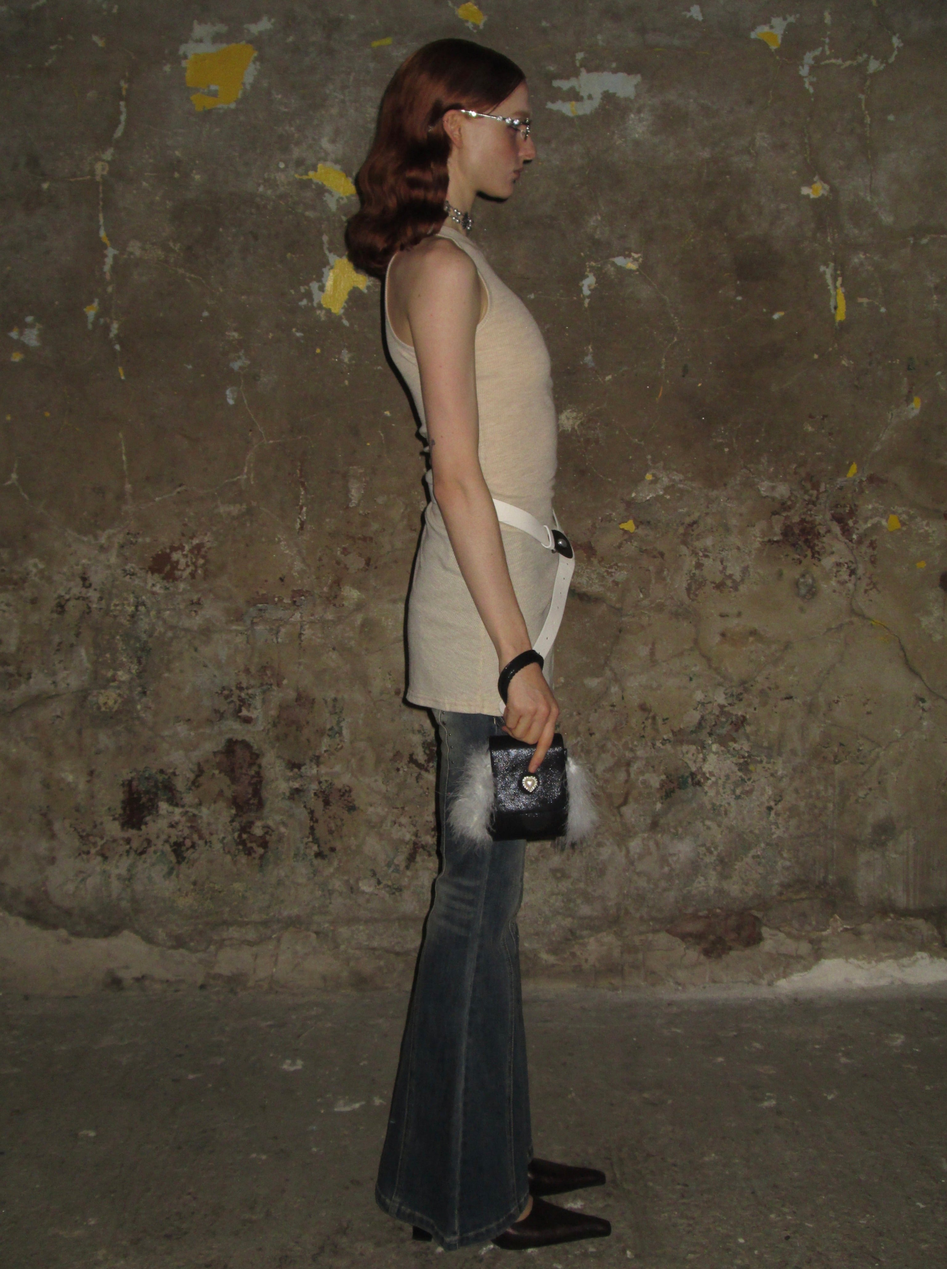 PROD Solid Color Asymmetric Neckline Dress/Top