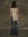 PROD Solid Color Asymmetric Neckline Dress/Top