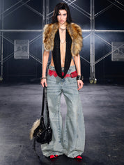 PROD Structured Light Wash Baggy Jeans