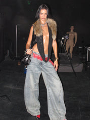 PROD Structured Light Wash Baggy Jeans