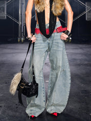 PROD Structured Light Wash Baggy Jeans