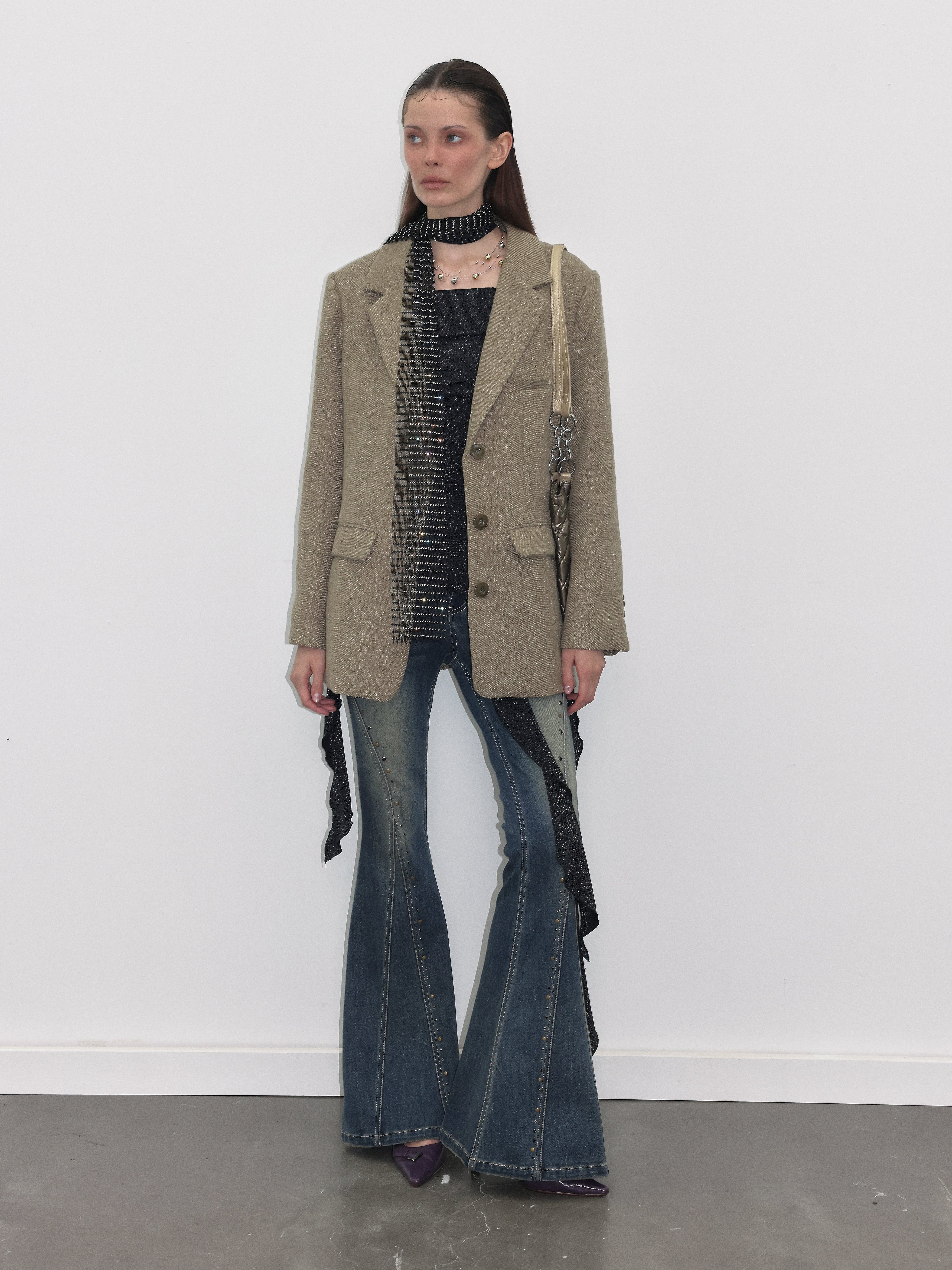 PROD  Studded Flare Jeans