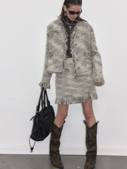 PROD  Tweed Jacket with Skirt Suit