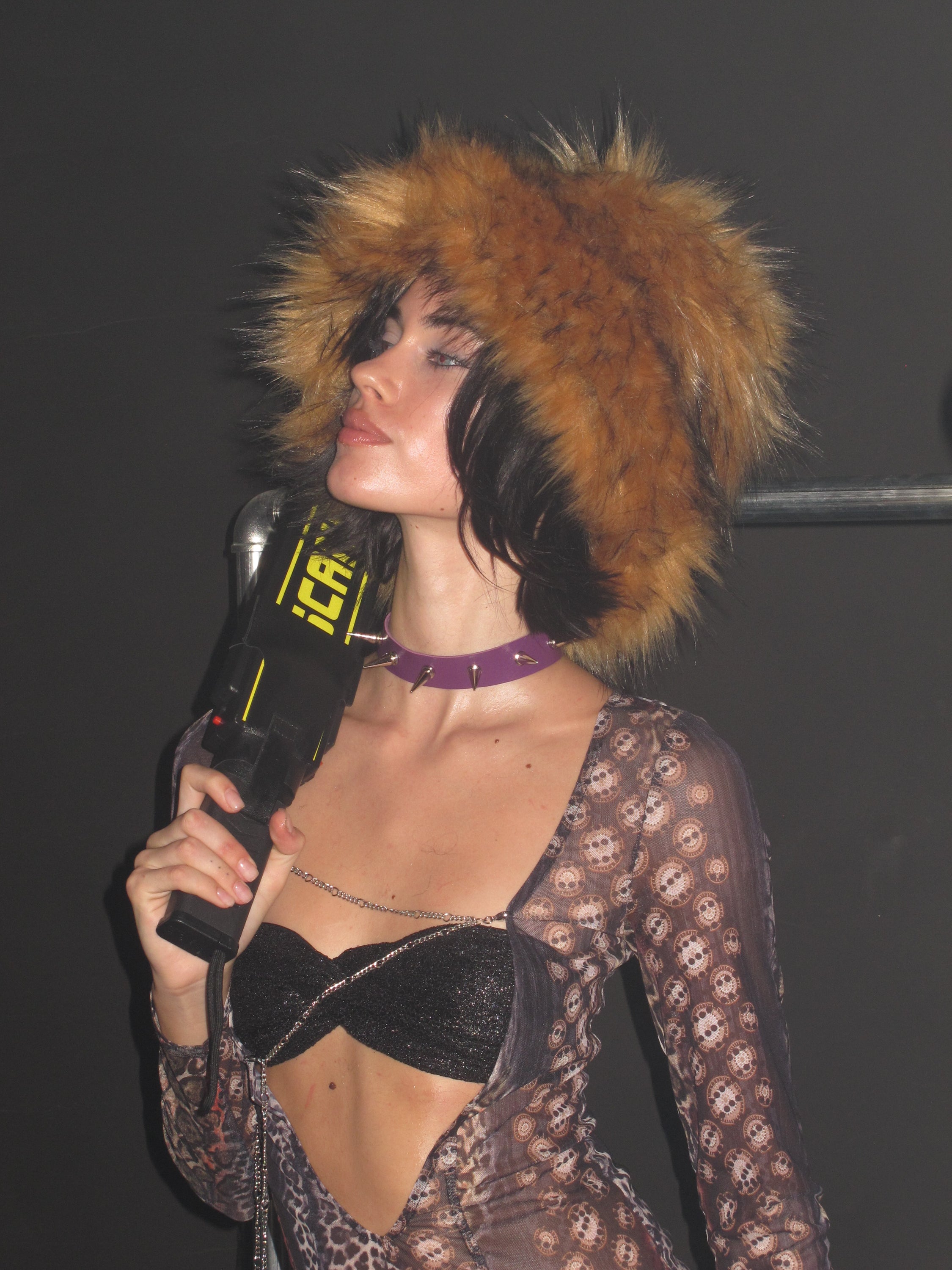 PROD Venus Ruffled Long Sleeve V Tie-hem Top