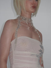 PROD White Elara Pearl Fringe Ribbon Necklace
