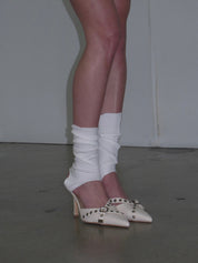PROD White / One size Open-Heel Leg Warmers