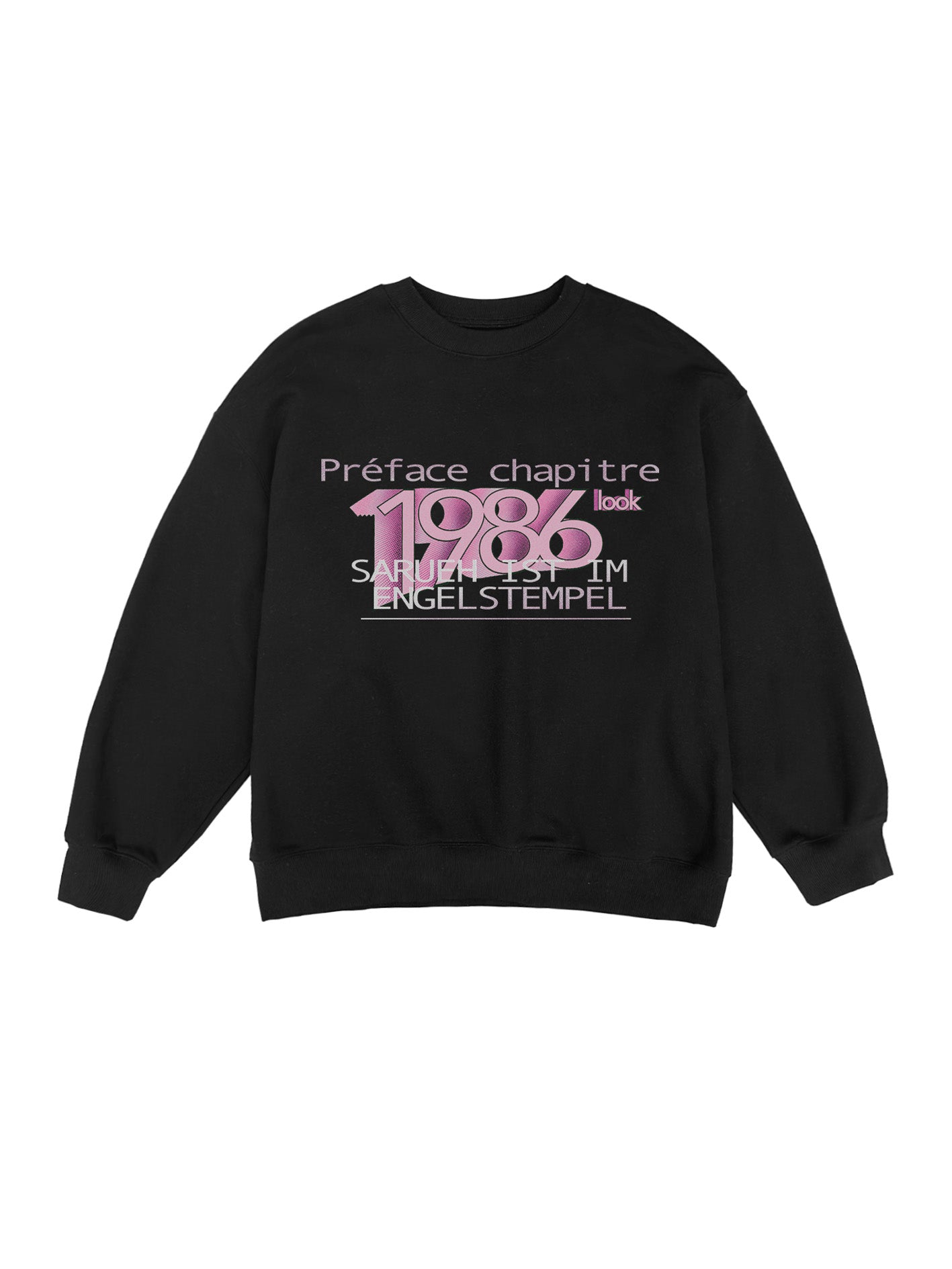 PROD  XS / black 1986 sweatshirt