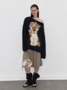 PROD  XS / black Kitty Mohair Sweater