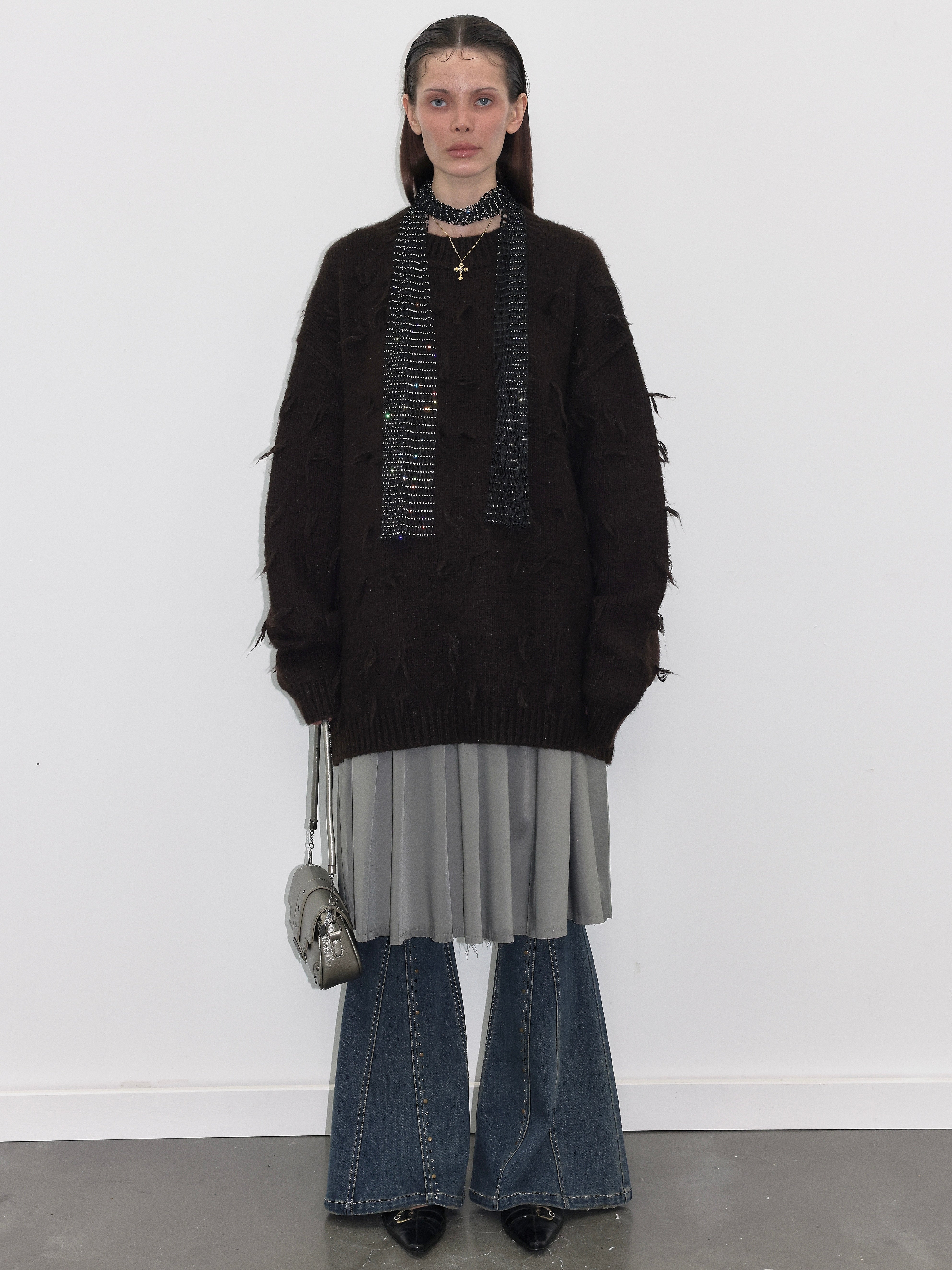 PROD  XS / black Knit Oversized Sweater