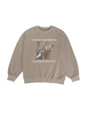 PROD  XS / coffee/ white type Grandmama Band sweatshirt