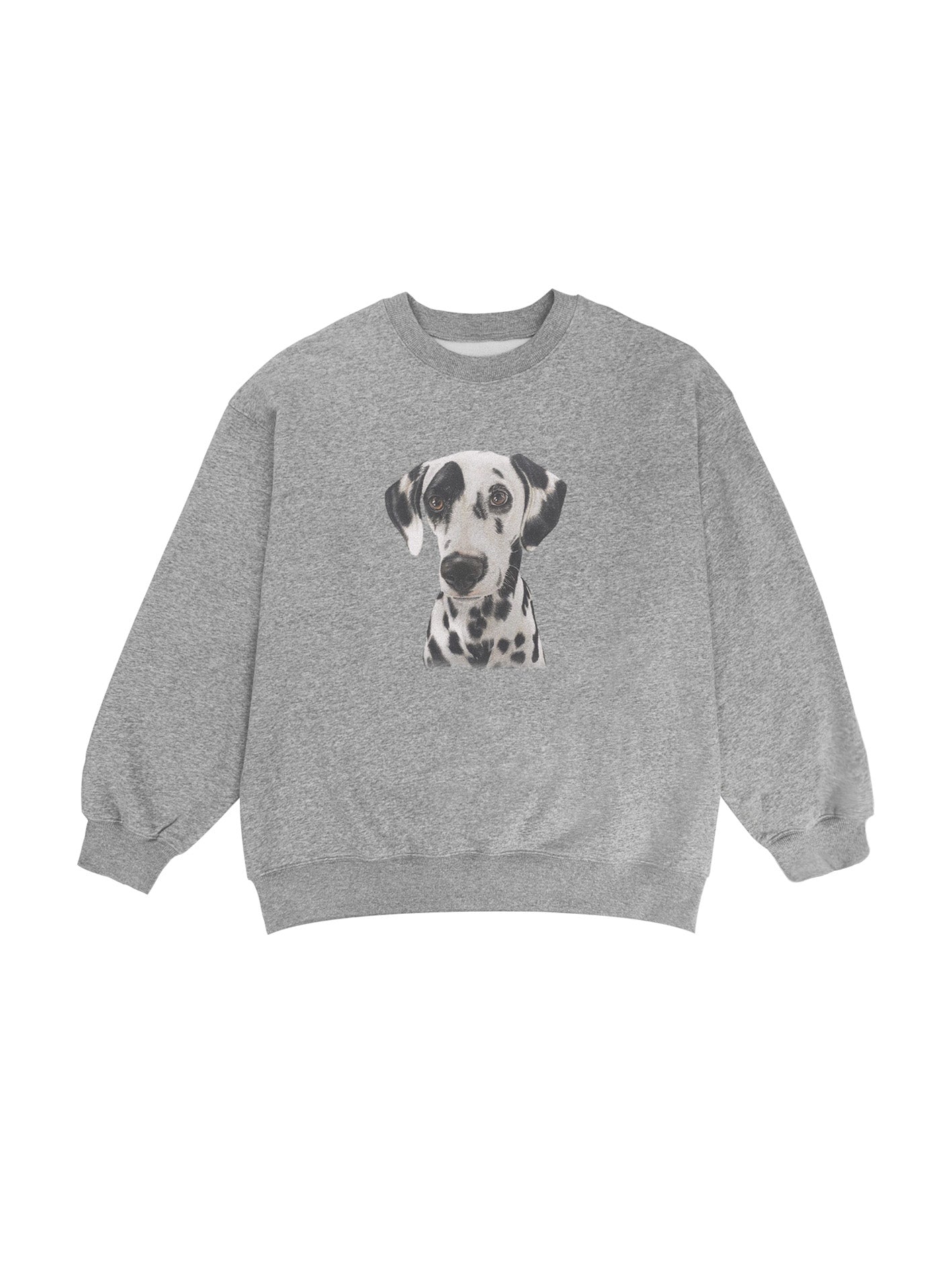  gray Dalmatian sweatshirt