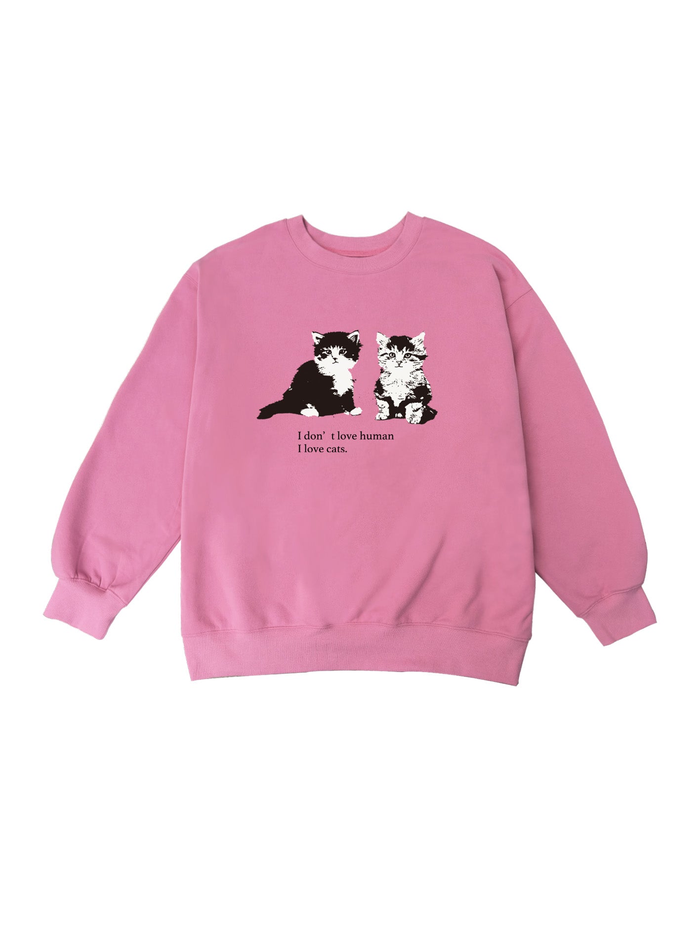  pink Cats Lover sweatshirt