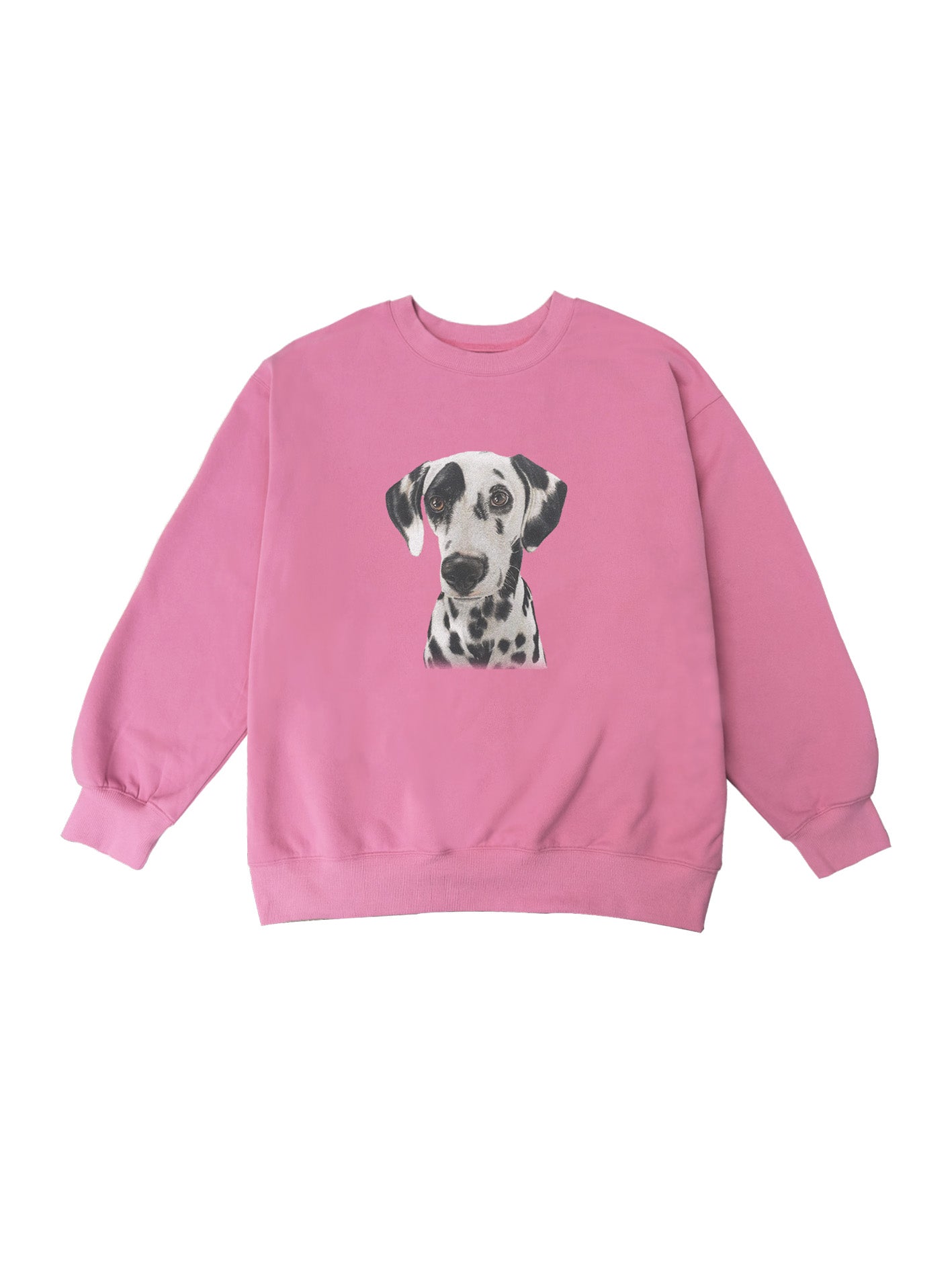 PROD  XS / pink Dalmatian sweatshirt