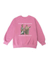 PROD  XS / pink/ white type Grandmama Band sweatshirt