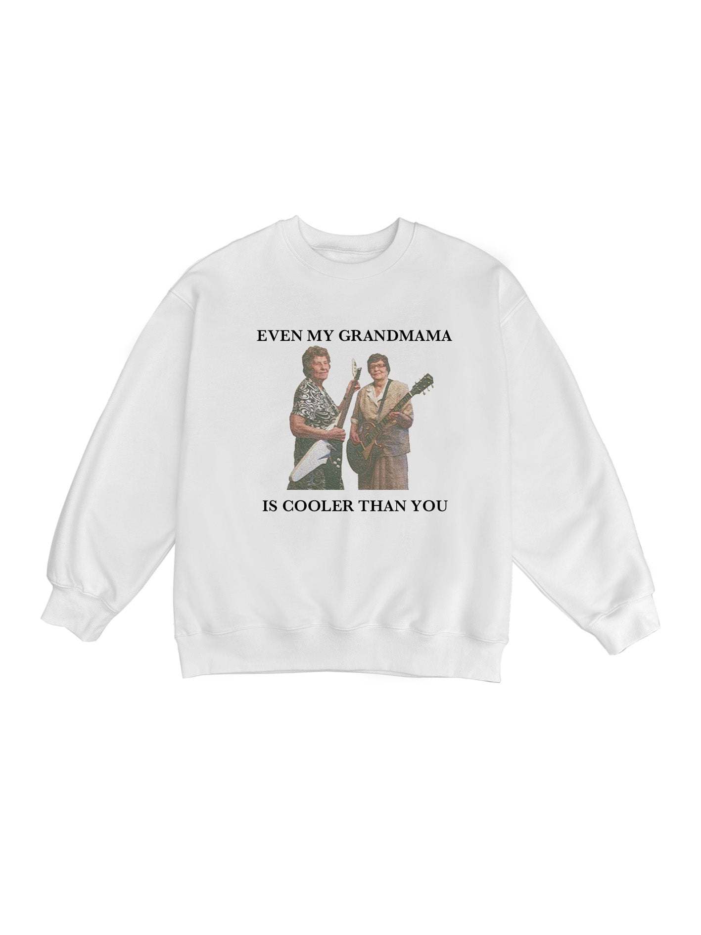 PROD  XS / white Grandmama Band sweatshirt